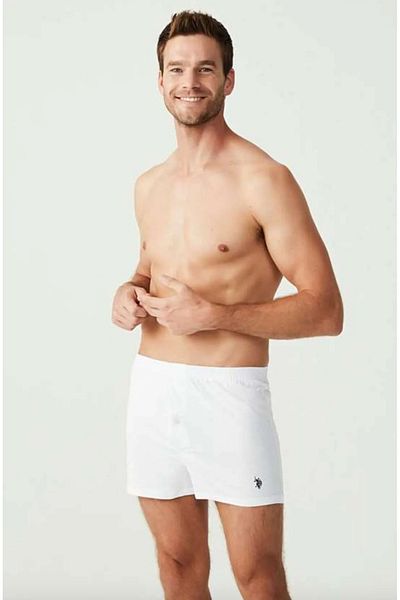 U.S. Polo Assn. Άνδρας, Αδειοδοτημένος USPA, 100% βαμβάκι, λεπτομέρεια με κουμπιά 2 τμχ Boxer (σε κουτί)