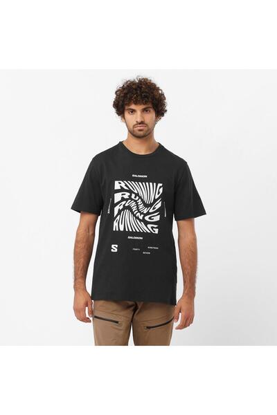 Salomon Running Graphic Men's T-Shirt Black Lc2218800