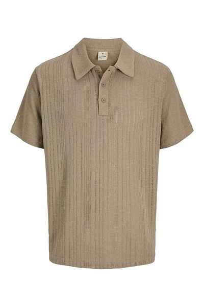 Jack & Jones Ανδρικό λευκό Jprbluasher Ss Polo 12276313 -Μήλοξι