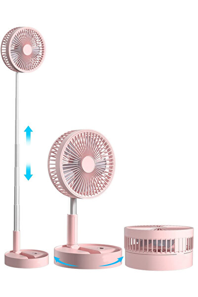COOYA 2 in 1 Portable Standing Fan,Telescopic,4 Speeds,Foldable,Super Quiet,Height Adjusted
