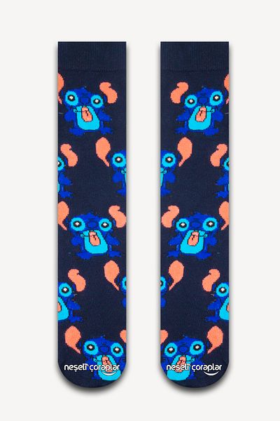 Neşeli Çoraplar Tiny Stitch Colorful Women's Socks