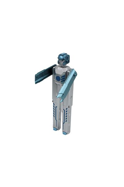 BM GİFT DESİGN Pix funny robot bleu-argintiu colecția aviație