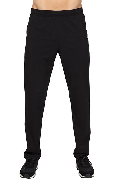 bilcee Ανδρική μαύρη τσέπη Άνετη εφαρμογή Slim Bi-strech Sports and Casual Sweatpants 1721