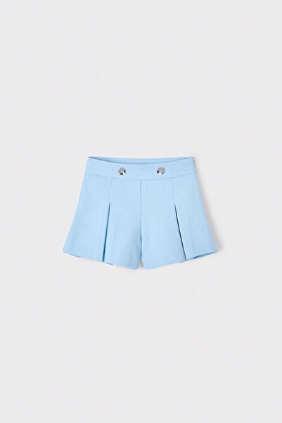 MAYORAL High Waist Pleated Buttoned Comfortable Casual and Special Occasions Birthday Festive Girls Shorts