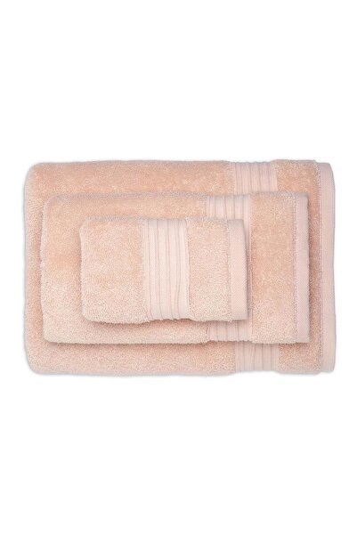 Ecocotton Набір рушників Venüs, 3 шт., 100% органічна бавовна, з облямівкою та пудровим відтінком