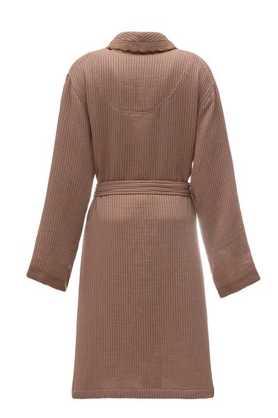 Ecocotton Alessa Woman - Halat de baie din bumbac jacquard 100% organic, Pike Terra