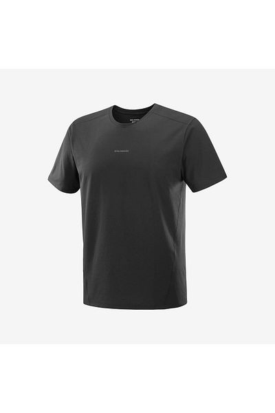 Salomon Ανδρικό μπλουζάκι Trackline Deep Black Lc2438800