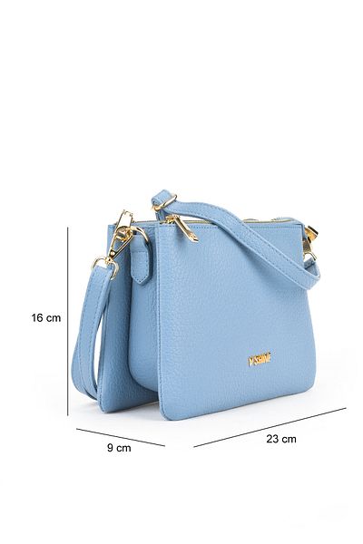 Ziya Geantă de umăr și crossbody albastră pentru femei 151979 Z3103