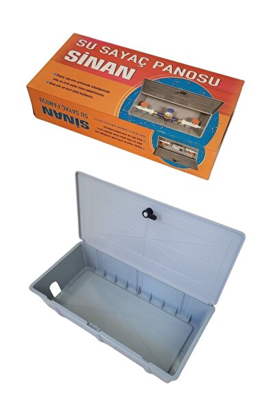 SİNAN PANO Tekli Plastik Su Sayacı Panosu - Dayanıklı ve Estetik Su Saati Kutusu