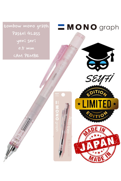 SEYFİKİRTASİYE tombow mono graph Pastel GLass  yeni seri 0.5 mm LİMİTED EDİTİON