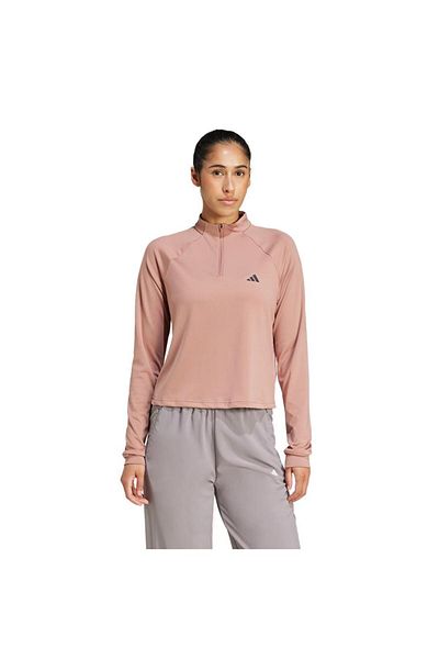 adidas Children's Pink Sweatshirt Tr-Es 1/4Zip Jp1822