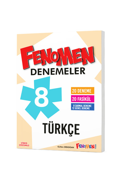 Genel Markalar FENOMEN 8 TÜRKÇE DENEMELER (20 DENEME)