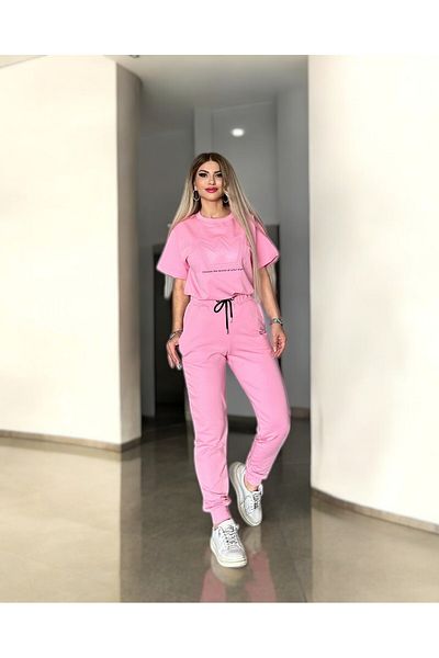 adorashop Set of pants and blouse with crown 4090