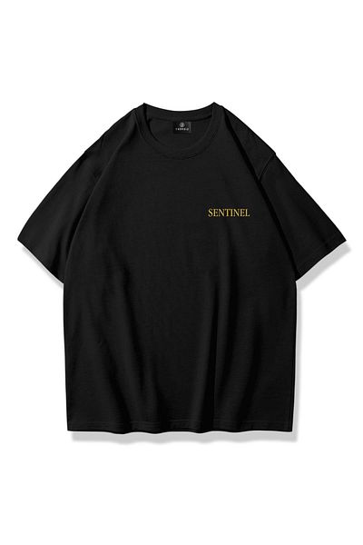 Trendiz Μπλουζάκι Unisex Sentinel Μαύρο
