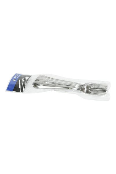 Generic 6-piece stainless steel dinner fork set