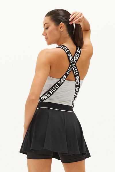 bilcee Γυναικείο γκρι Quick Dry Soft Touch Cool με θήκη στήθους Sports Singlet 0700