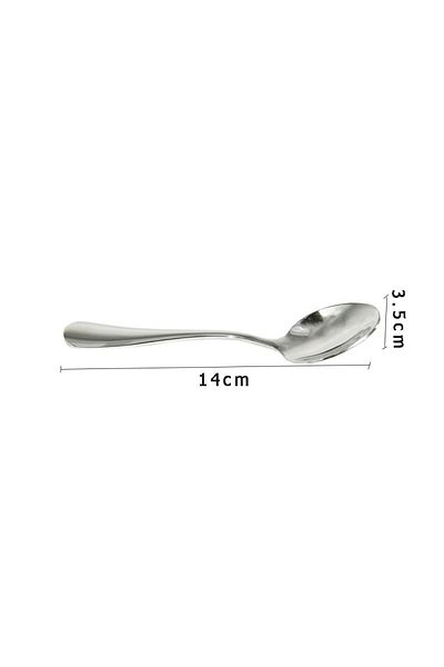 Generic 6-Piece Stainless Steel Teaspoon Set