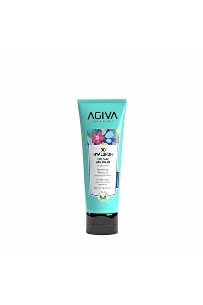 Agiva بلسم 8D Hyaluron Pro Care Niacinamide، يحتوي على زيت اللوز، 250 مل