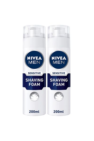 NIVEA MEN Sensitive Shaving Gel, Chamomile & Hamamelis, 200ml, Pack of 2