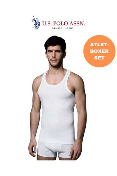 U.S. Polo Assn. Άνδρας, Αδειοδοτημένος, USPA, Σετ Αθλητής-Μπόξερ (Κουτιά)