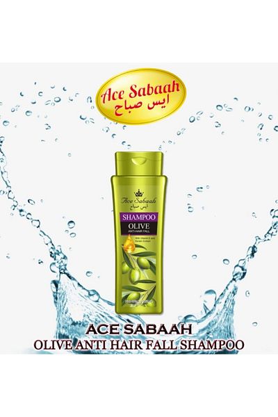 Ace Sabaah OLIVE ANTI HAIR FALL SHAMPOO 400ML X 2 PCS