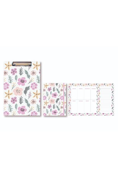 Adalinhome Atakids Lizy Secretarial File, Notebook and Weekly Planner Set of 3