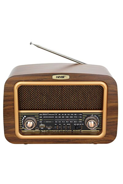 JUNGLEE NOSTALJİK RADYO BLUETOOTH SPEAKER ŞARJLI SD KART USB GİRİŞLİ MP3 ÇALA...