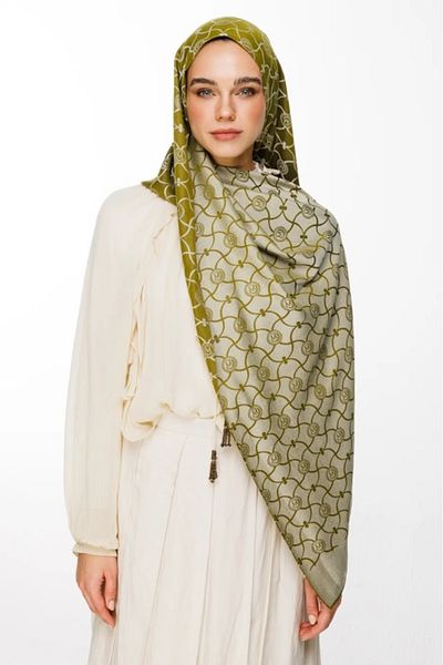 Mooncorn Marrakech Pattern Double Sided Shawl