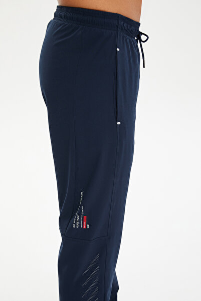 bilcee Navy Blue Men's Sweatpants - Thin Woven 0633