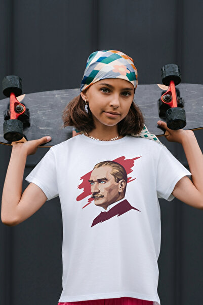 Texclusive 23. april Specijalna dječja majica Mustafa Kemala Ataturka, bela, ...