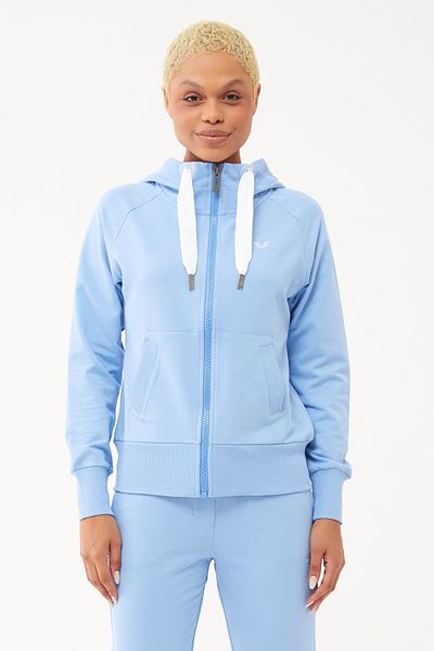 bilcee Top de trening sport pentru femei din bumbac organic albastru închis - 0728