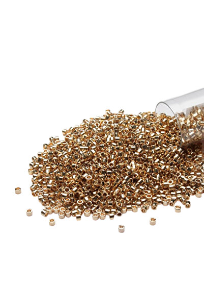 SESİKA HOBİ Γνήσιο Miyuki Delica 11/00 No:45 Χρυσές χάντρες 2 γραμμάρια