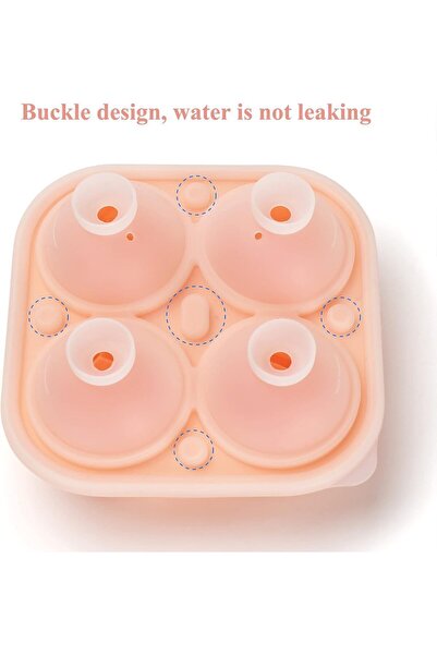 Yelajoy Rose Ice Tray,make 4-cube, Silicone Reusable Molds,perfect For Cocktails & Drinks