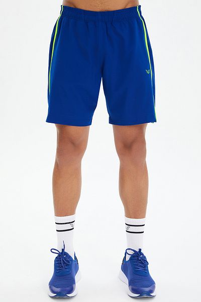bilcee Ανδρικό Saks Blue Thin Fabric - Αθλητικό σορτς γυμναστικής προπόνησης που στεγνώνει γρήγορα και απομακρύνει τον ιδρώτα 0631