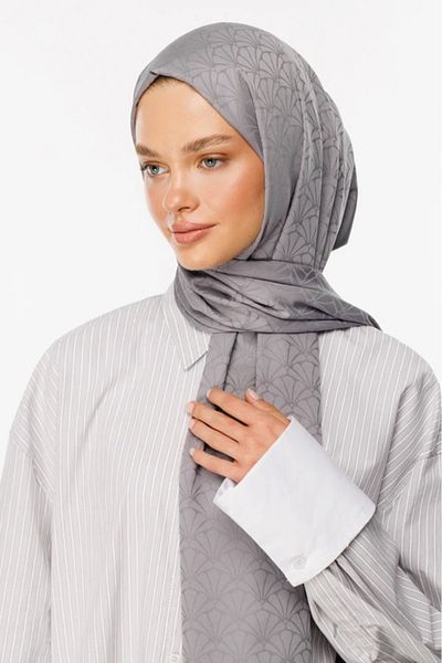 Mooncorn Σάλι Lotus μεταξένιο ζακάρ
