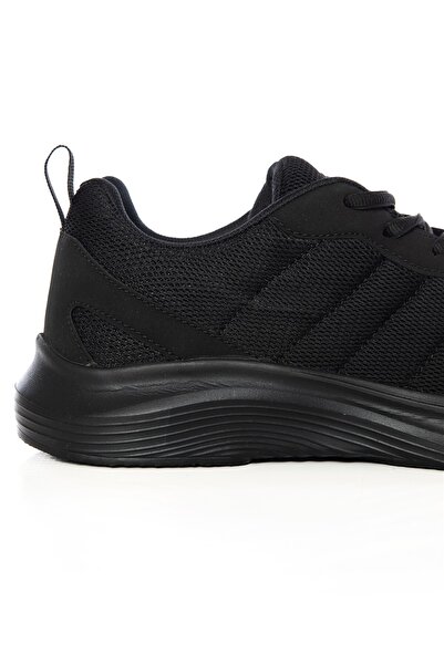 bilcee Erkek Siyah Bağcıklı Sneaker Günlük Kullanım ve Spor Ayakkabı 1012