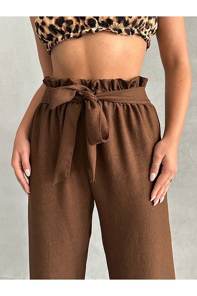 Laressi Linen Pants with Belt