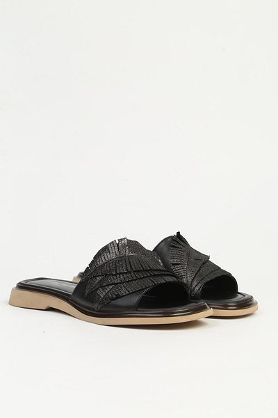 Pierre Cardin Μαύρες γυναικείες παντόφλες PC-54624
