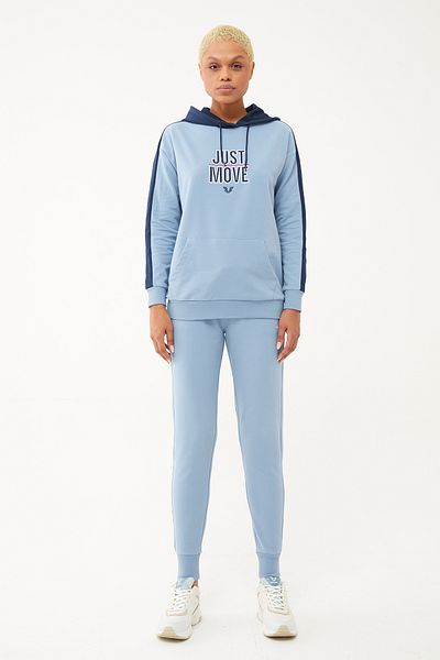 bilcee Women's Sea Ice Door Drawstring Sweatshirt Set