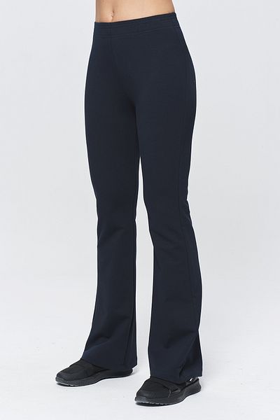 bilcee Women's Carbon High Waist Flare Cotton Trousers 9911