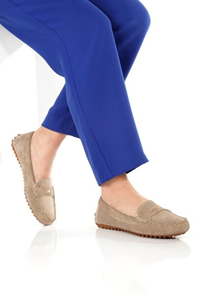 Clever Cleverly günlük rahat süet deri babet