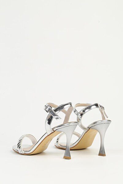 Pierre Cardin Silver Women's Heeled Shoes Pc-54659