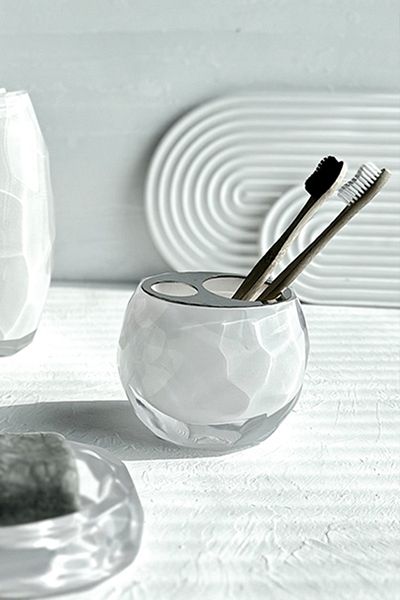 Prima Nova Joseph White Brush Holder