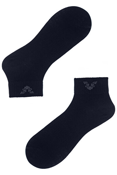 bilcee Унісекс короткі темно-сині бавовняні шкарпетки - 0317