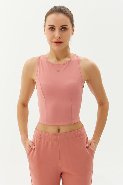 bilcee Sutien pentru corp pentru femei, pudră, cu decolteu, pentru sport și zilnic, susținut, crop top 9209