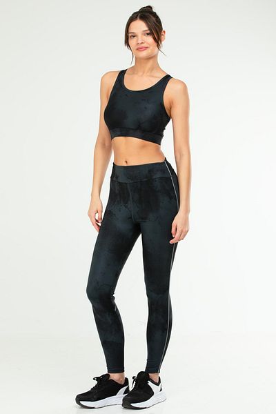 speedlife Set de jambiere cu picior skinny cu gât deschis, afumat, obișnuit Sb0852