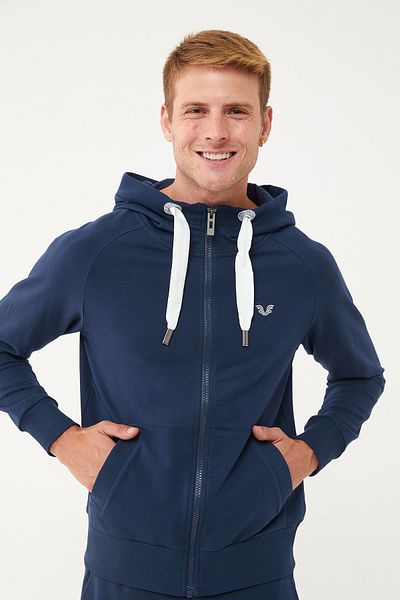 bilcee Ανδρικό μπλουζάκι αθλητικής φόρμας Navy Blue από οργανικό βαμβάκι 0802
