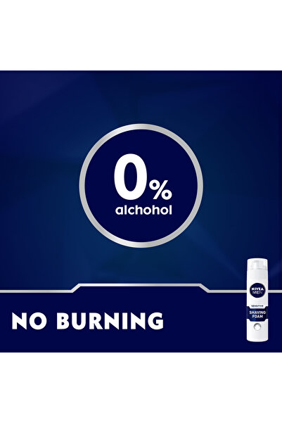 NIVEA NIVEA MEN Sensitive Shaving Foam, Chamomile & Hamamelis, 200ml