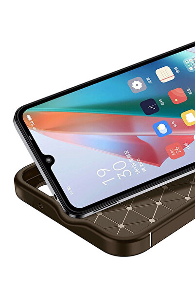 m.tk moveteck Honor Magic 7 Lite Kılıf Kamera Korumalı Çıkıntılı Karbon Desenli Renk Atmaz Koruyucu Negro Kapak