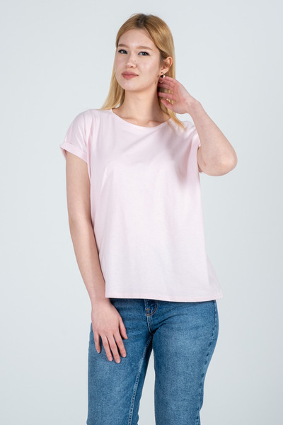 Kyron Γυναικείο μπλουζάκι από 100% βαμβακερό ριγέ χαμηλό μανίκι - με διαφορετικές επιλογές χρωμάτων